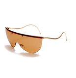 Golden Ombré Curved Temple Sunglasses