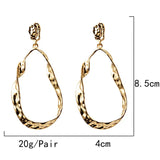 Gold Abstract Hoops