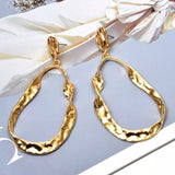 Gold Abstract Hoops